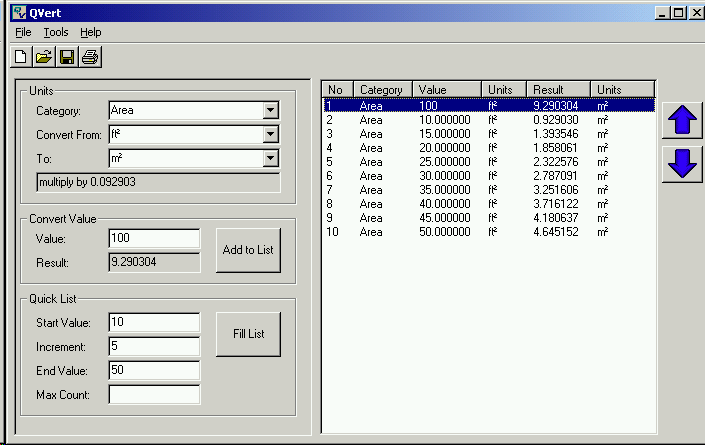 QVert Screenshot